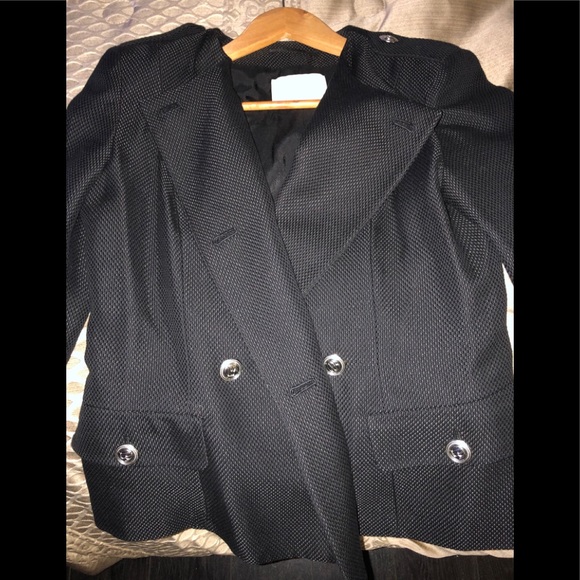 PIERRE BALMAIN BLACK BLAZER JACKET 40 4/6 - Picture 1 of 9